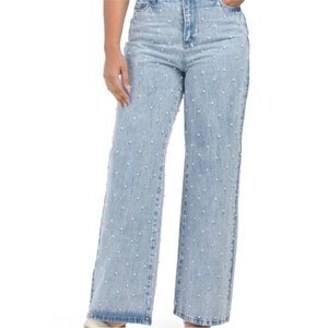 NWT Blank NYC Franklin Ribcage Wide Leg Jeans